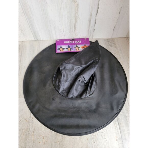 Seasons large Halloween witch hat black costume prop accessory - Picture 1 of 7
